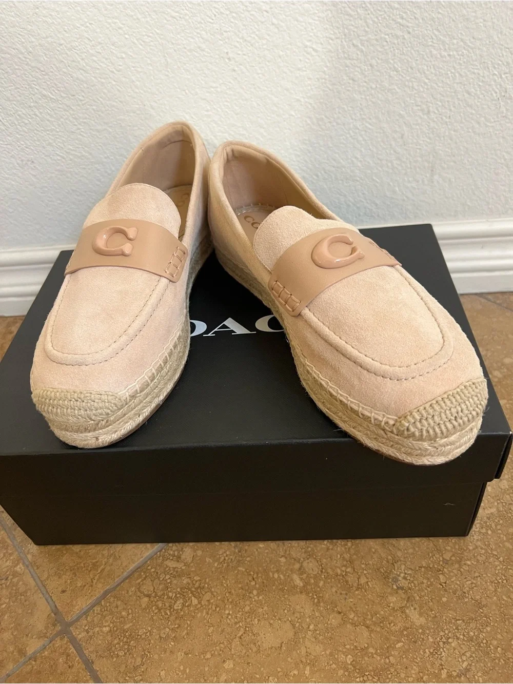Coach Camilla Suede Espadrilles